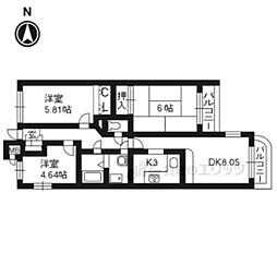 京福電気鉄道北野線 北野白梅町駅 徒歩15分