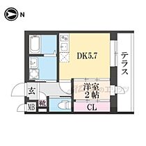 京都府京都市上京区中立売通浄福寺東入新枡屋町（賃貸マンション1DK・1階・24.96㎡） その2