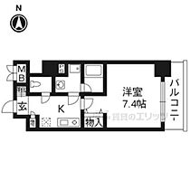 京都府京都市中京区柳馬場通二条下ル等持寺町（賃貸マンション1K・8階・24.57㎡） その2