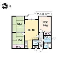 京都府京都市上京区大宮通一条上ル西入栄町（賃貸マンション3LDK・2階・60.39㎡） その1