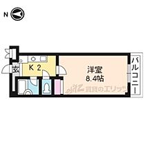 グランブルー 303 ｜ 京都府京都市上京区笹屋町通千本西入笹屋四丁目（賃貸マンション1K・3階・22.91㎡） その1