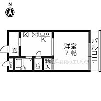 京都府京都市下京区烏丸五条上ル悪王子町（賃貸マンション1K・3階・24.96㎡） その2