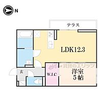 メゾンクレール瀬田北 101 ｜ 滋賀県大津市大萱6丁目（賃貸アパート1LDK・1階・42.79㎡） その2