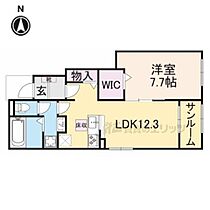 滋賀県湖南市下田字中山（賃貸アパート1LDK・1階・50.14㎡） その2