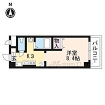 ジュネス太郎坊 505 ｜ 滋賀県大津市晴嵐１丁目（賃貸マンション1K・5階・25.44㎡） その2