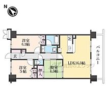 滋賀県大津市本宮2丁目（賃貸マンション3LDK・6階・69.30㎡） その2