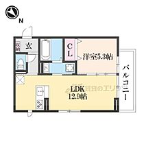 滋賀県栗東市北中小路（賃貸アパート1LDK・2階・42.66㎡） その2