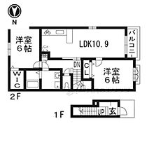 グラードII 204 ｜ 滋賀県大津市千町１丁目（賃貸アパート2LDK・2階・57.64㎡） その2