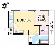 クレメント五個荘 201 ｜ 滋賀県東近江市五個荘竜田町（賃貸アパート1LDK・2階・40.29㎡） その1