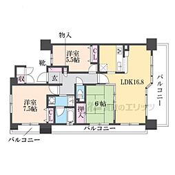 間取図画像 3LDK
