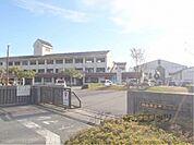 甲西北中学校まで1700メートル