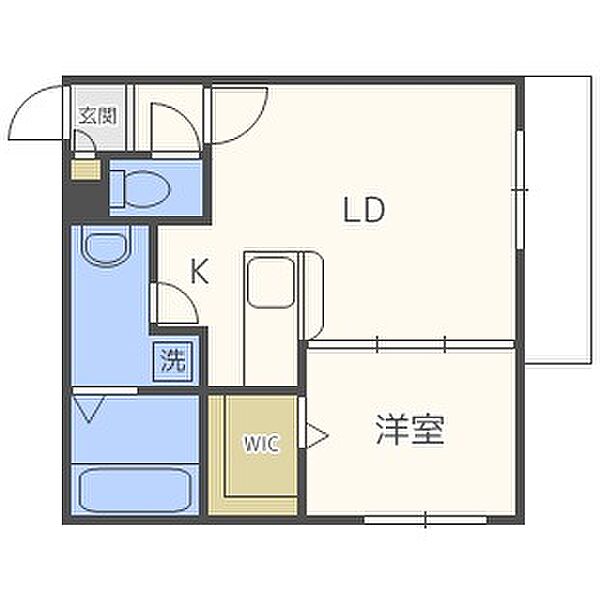 アンジュ・セレステ ｜北海道札幌市西区山の手四条1丁目(賃貸マンション1LDK・2階・39.18㎡)の写真 その2