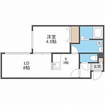 グレイシャスひばりヶ丘  ｜ 北海道札幌市厚別区厚別中央一条2丁目（賃貸マンション1LDK・4階・32.75㎡） その2