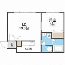 キューブ美園7・1  ｜ 北海道札幌市豊平区美園七条1丁目（賃貸マンション1LDK・4階・38.48㎡） その2