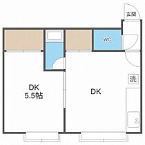 ルナフラッツ  ｜ 北海道札幌市北区新川二条4丁目（賃貸アパート1DK・1階・28.03㎡） その2