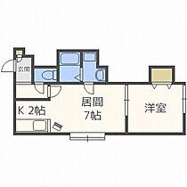 ルミエール北郷  ｜ 北海道札幌市白石区北郷三条11丁目（賃貸アパート1LDK・2階・32.51㎡） その2