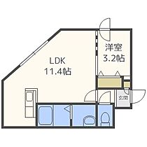 フォレスタ麻生  ｜ 北海道札幌市北区北四十条西5丁目（賃貸マンション1LDK・2階・33.12㎡） その2