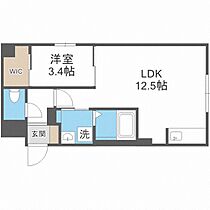 8　3Ｗ2ｂ　ＨＡＣＨＩ　ＳＡＮＷＥＳＴＮＹ  ｜ 北海道札幌市西区八軒三条西2丁目（賃貸マンション1LDK・4階・39.03㎡） その2