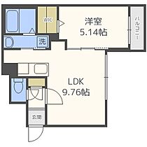 ｎｏｒｄｅｓｔａ旭ヶ丘  ｜ 北海道札幌市中央区南七条西25丁目（賃貸マンション1LDK・4階・34.69㎡） その2