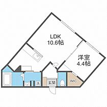 Ｊｅｅｋ　Ｂｌａｕ美園  ｜ 北海道札幌市豊平区美園十条7丁目（賃貸マンション1LDK・3階・34.84㎡） その2