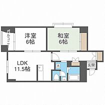 リナ・パートナーズ南2条  ｜ 北海道札幌市中央区南二条西12丁目（賃貸マンション2LDK・3階・54.86㎡） その2