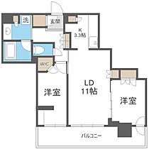 ライオンズタワー札幌  ｜ 北海道札幌市中央区南二条西3丁目（賃貸マンション2LDK・16階・52.30㎡） その2