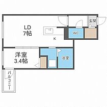 Ｃｏｕｒｔ　Ｔｉａｒａ  ｜ 北海道札幌市豊平区西岡四条8丁目（賃貸マンション1LDK・2階・30.31㎡） その2