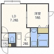 発寒好文邸  ｜ 北海道札幌市西区発寒十四条2丁目（賃貸アパート1LDK・2階・31.59㎡） その2