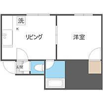 レジデンス麻生  ｜ 北海道札幌市北区北三十六条西4丁目（賃貸アパート1DK・2階・18.40㎡） その2