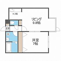 フレンドリー山の手  ｜ 北海道札幌市西区山の手三条4丁目（賃貸マンション1LDK・4階・37.62㎡） その2