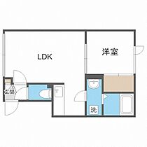 ネクストパーク  ｜ 北海道札幌市西区発寒四条3丁目（賃貸アパート1LDK・3階・33.95㎡） その2