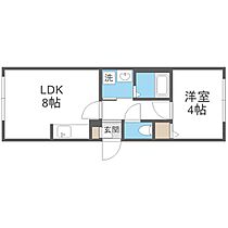 ラフィーネ南郷通  ｜ 北海道札幌市白石区南郷通12丁目北（賃貸マンション1LDK・2階・28.80㎡） その2