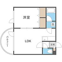 シャルマン26  ｜ 北海道札幌市北区北二十六条西3丁目（賃貸マンション1LDK・1階・33.20㎡） その2