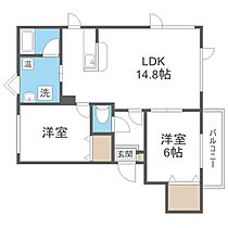 Ｋ・アベニューII  ｜ 北海道札幌市西区西野五条6丁目（賃貸アパート2LDK・2階・65.76㎡） その2