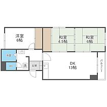 ドミ西野  ｜ 北海道札幌市西区西野三条7丁目（賃貸マンション3LDK・4階・64.81㎡） その2