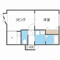 ピースハーモニーウエストＩＩＩ  ｜ 北海道札幌市西区発寒三条3丁目（賃貸アパート1LDK・2階・23.50㎡） その2