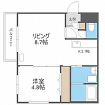 ＮＡＫＡＪＩＭＡ　ＰＡＲＫ　ＭＡＬＩＢＵ  ｜ 北海道札幌市中央区南十四条西6丁目（賃貸マンション1LDK・4階・34.19㎡） その2