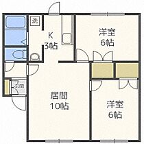 キャラット清田  ｜ 北海道札幌市清田区清田一条2丁目（賃貸アパート2LDK・1階・51.85㎡） その2