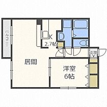 ボランハイツ山の手  ｜ 北海道札幌市西区山の手三条1丁目（賃貸マンション1LDK・1階・49.77㎡） その2