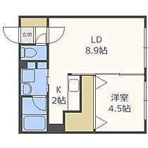 モデルノ水車町  ｜ 北海道札幌市豊平区水車町6丁目（賃貸マンション1LDK・4階・36.73㎡） その2