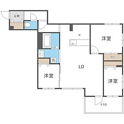 アルファスクエア宮の森2条 1階/-