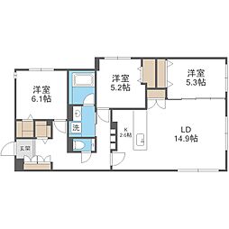 グレン山鼻 1階/-