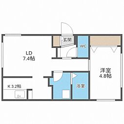 amadeus中島公園 3階/-