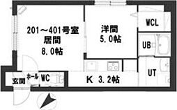 グランメール本郷通7Ｂ 2階