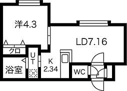 札幌市電2系統 西線9条旭山公園通駅 徒歩6分 4階/-