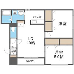 札幌市営東西線 琴似駅 徒歩15分 2階/-