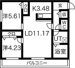 ヴォーネン幌西 3階/-
