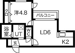ル・ファール琴似 4階/-