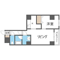 エステラ南3条館A 4階/-
