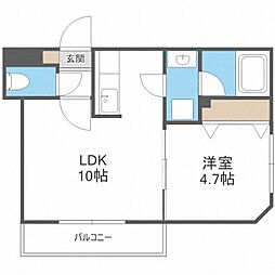 オルセー北17条 1階/-